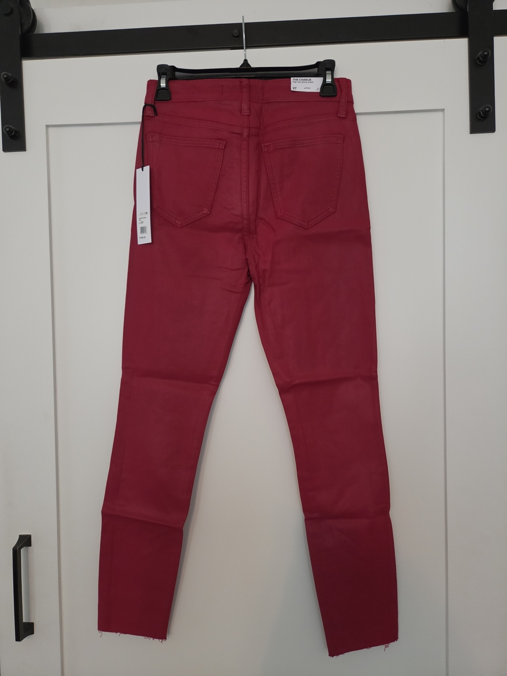 Joe's Jeans Women's Red Coated Skinny Jeans